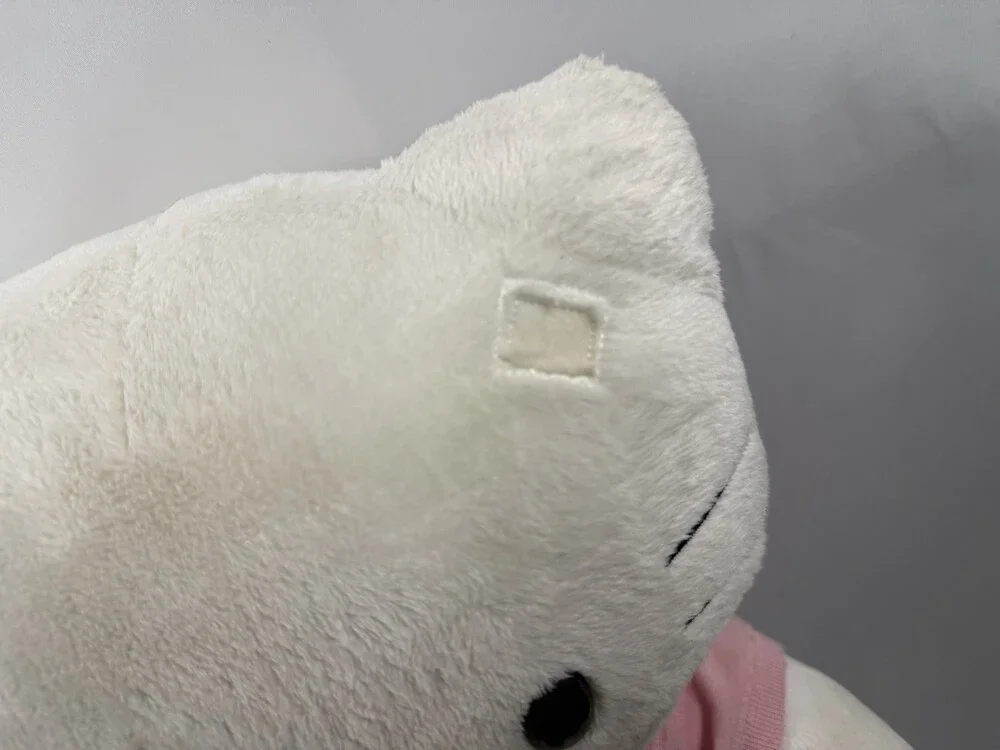 Build A Bear Sanrio Hello Kitty White Plush with Pink Bow 18” BAB w Pink T-Shirt